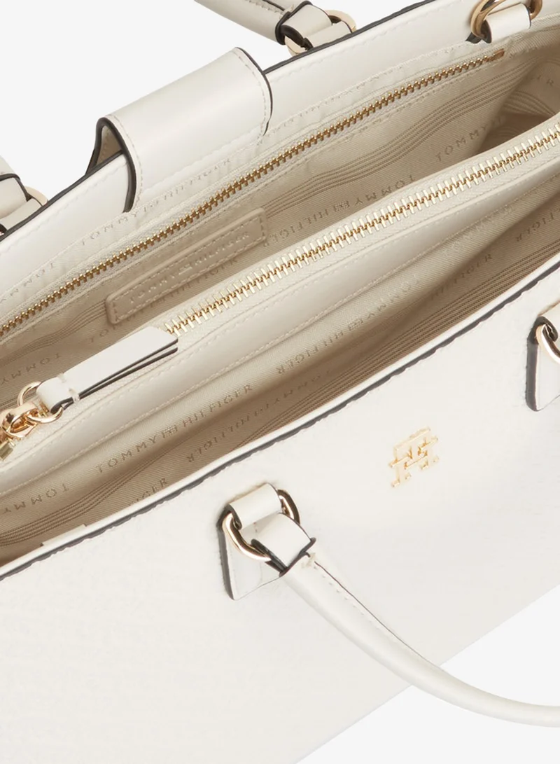 TOMMY HILFIGER Essential Monogram Crossbody Satchel